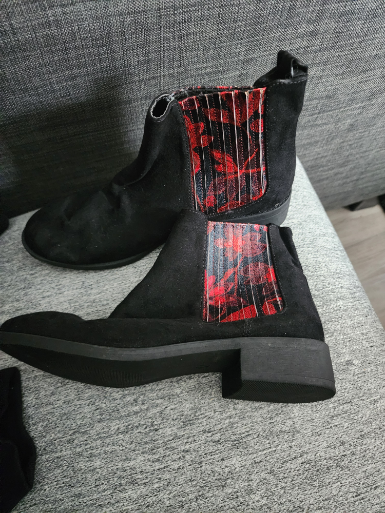 Black Ankle Boots - Size 7 - photo 2