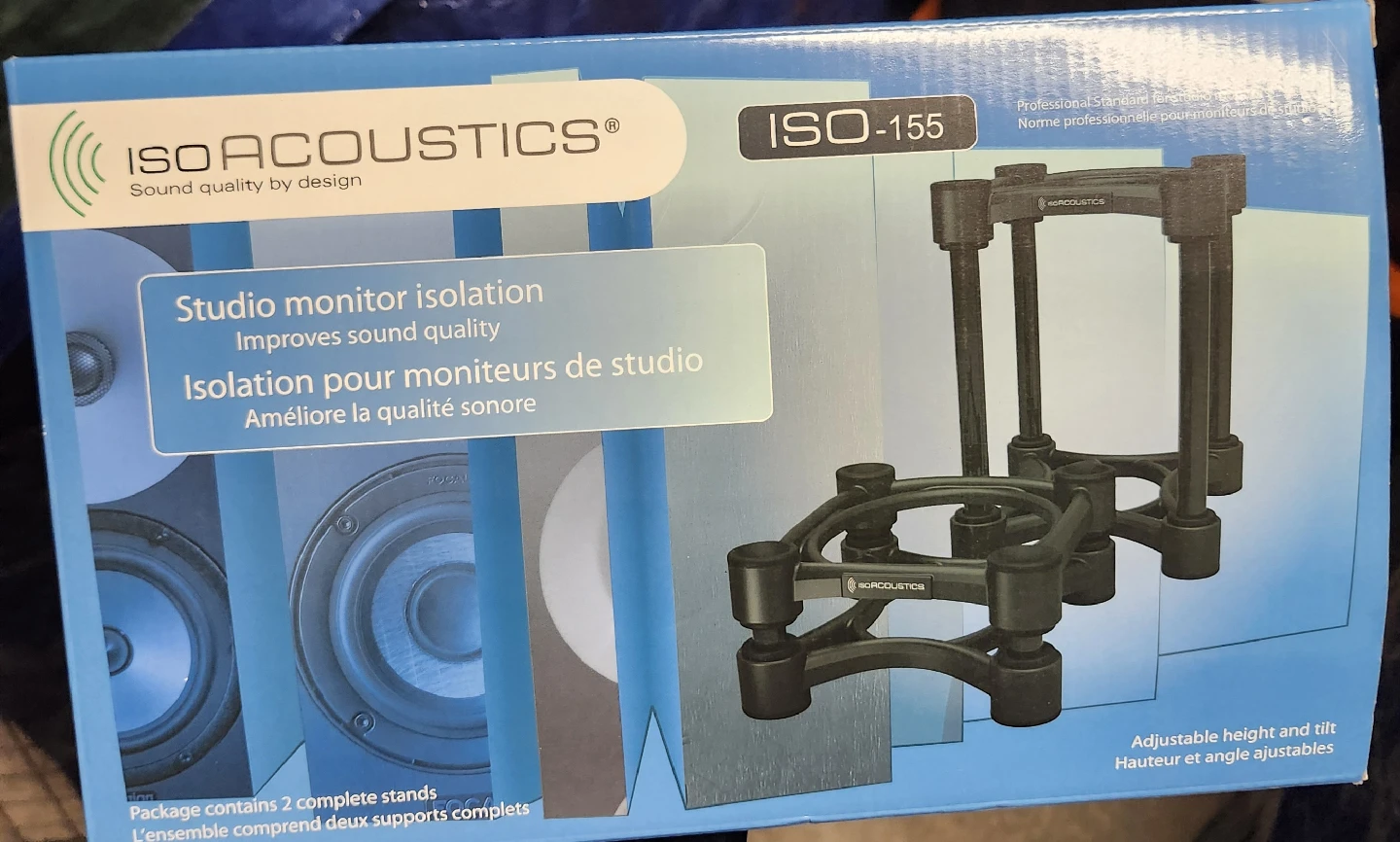 ISO Acoustics ISO-155 Studio Monitor Isolation Stands