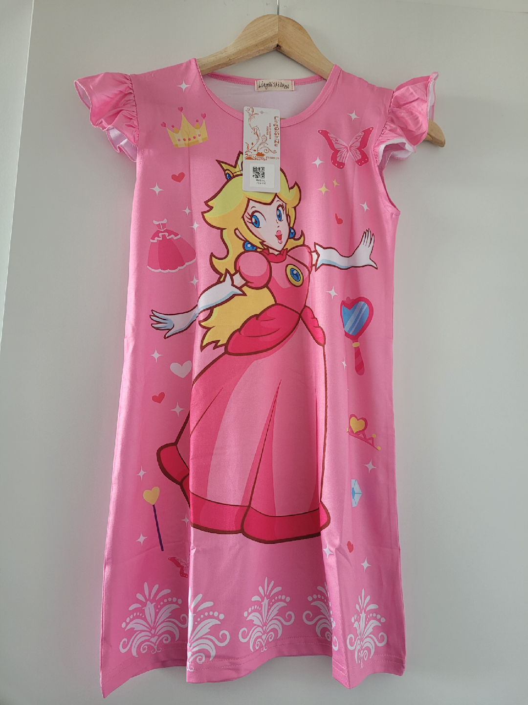 BNWT Princess Peach Girls Nightgown - Size 150 (L) - photo 2