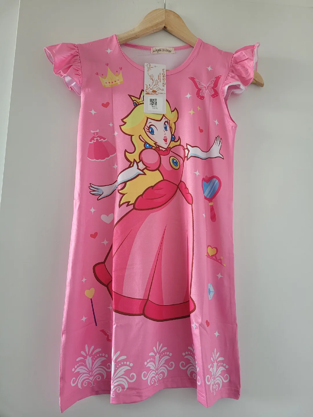 BNWT Princess Peach Girls Nightgown - Size 150 (L) image indicator(2)