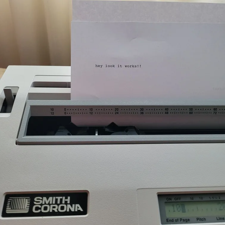 Smith Corona XD 4600 Spell-Right Dictionary Typewriter image indicator(4)