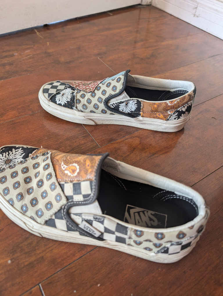 Vans Slip-On Patchwork Shoes