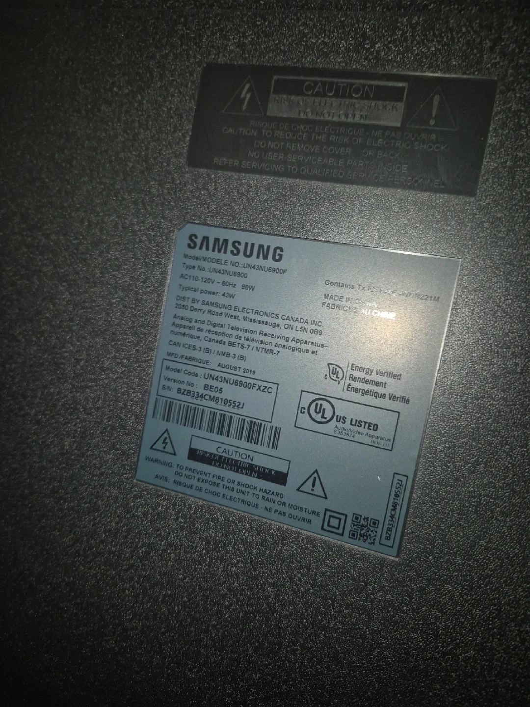 Samsung UN43NU6900F 43" Smart TV image indicator(3)