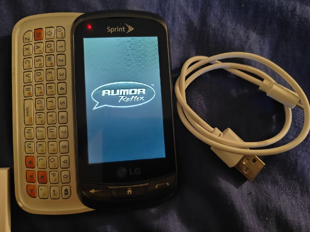 nostalgia Vintage  cell phone sprint LG thumbnail