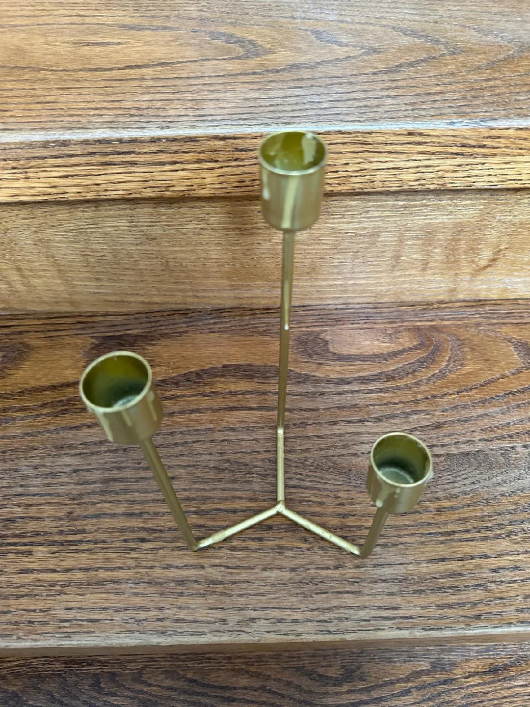 Gold Metal Candlestick Holder image indicator(2)
