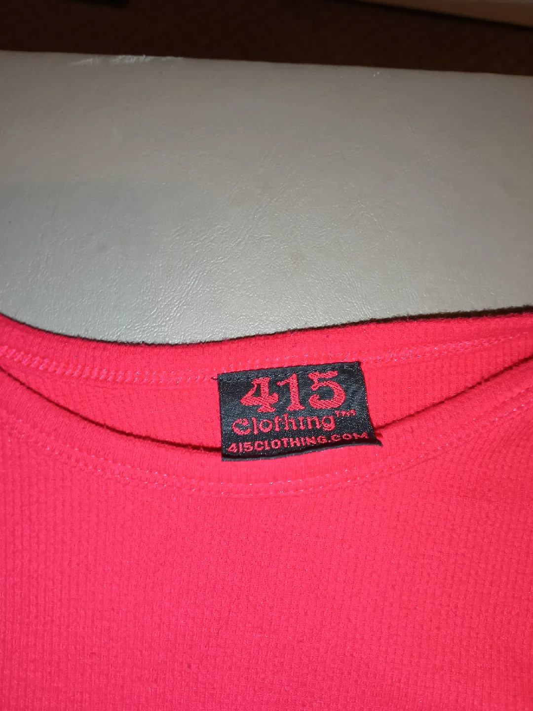 Frisco Red Crewneck Sweatshirt biker gear image indicator(2)