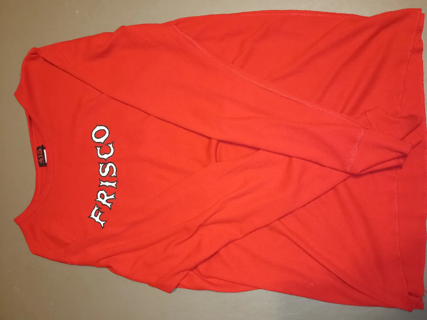 Frisco Red Crewneck Sweatshirt biker gear image indicator(3)