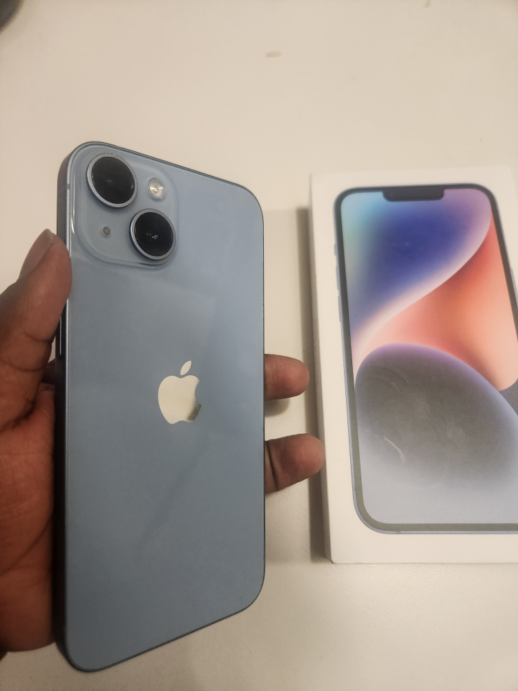 iPhone 14 - Blue - With Box - photo 2