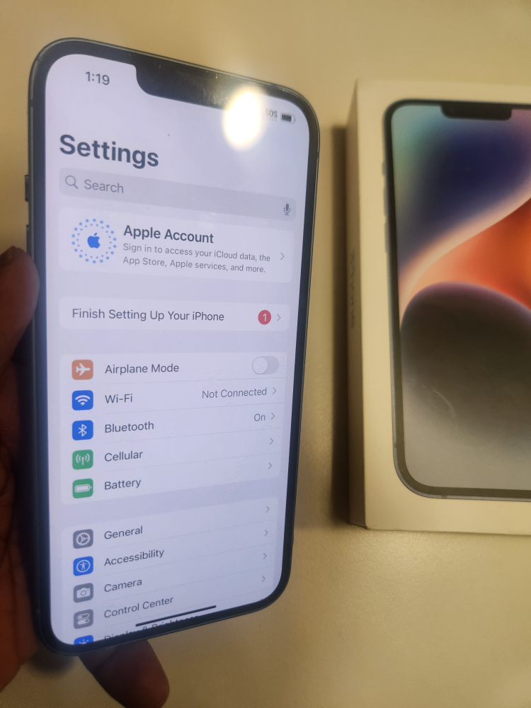 iPhone 14 - Blue - With Box - photo 3