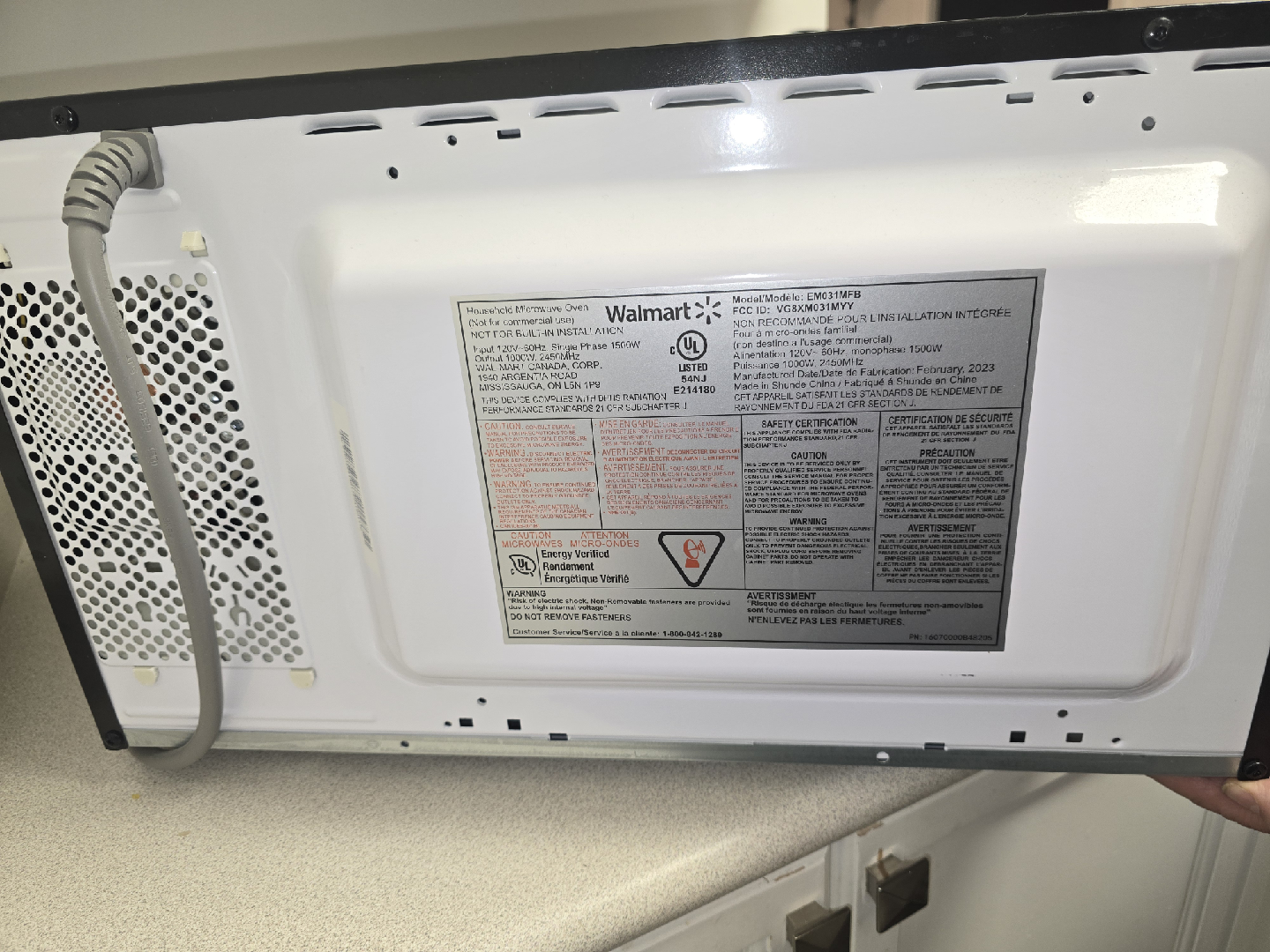 Hamilton Beach Microwave - Black - photo 3