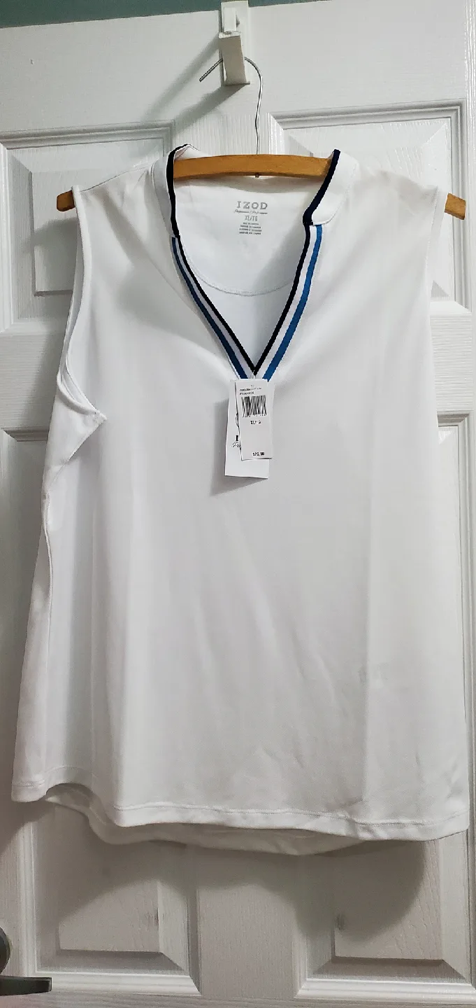 New IZOD Sleeveless Golf Top - XL/TG