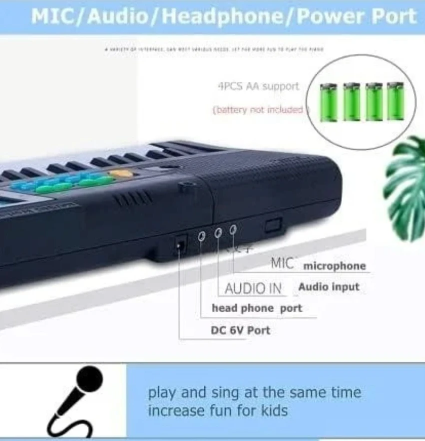 Electronic Keyboard with Microphone - photo 5