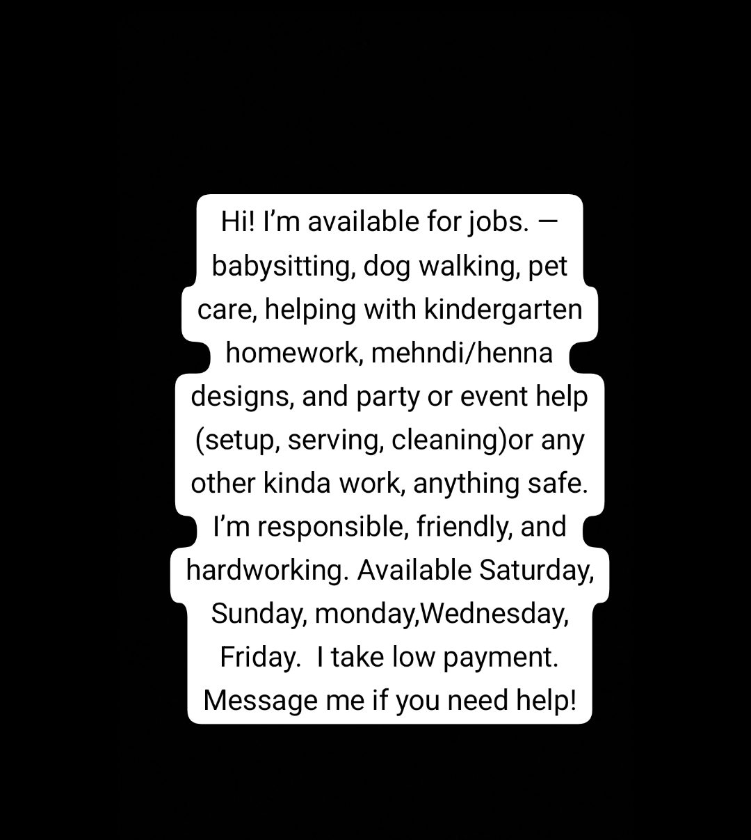 work