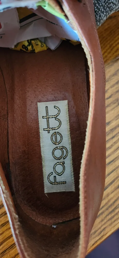 Fogett Brown Leather Monk Strap Shoes - Size 39 image indicator(4)