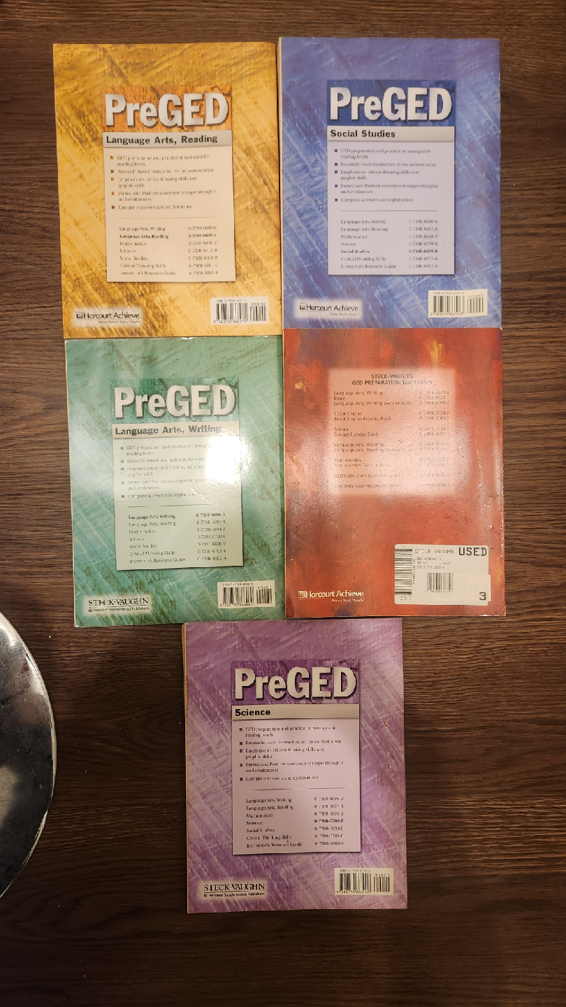 PreGED & GED Textbook Set - photo 2