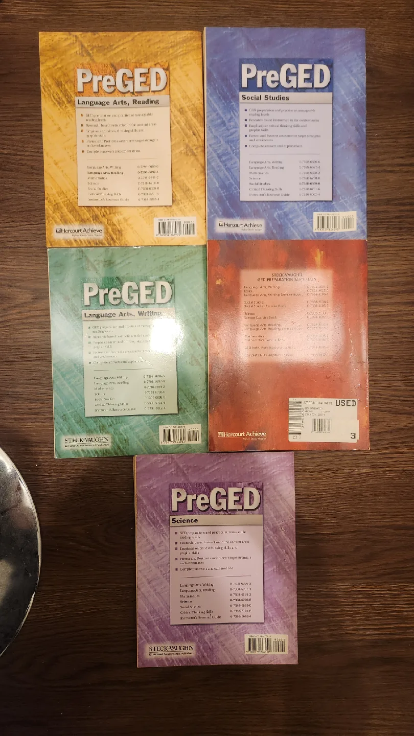 PreGED & GED Textbook Set image indicator(2)
