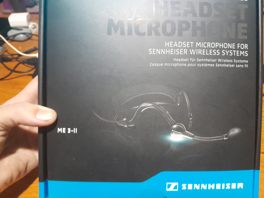 Sennheiser ME 3-II Headset Microphone - New
