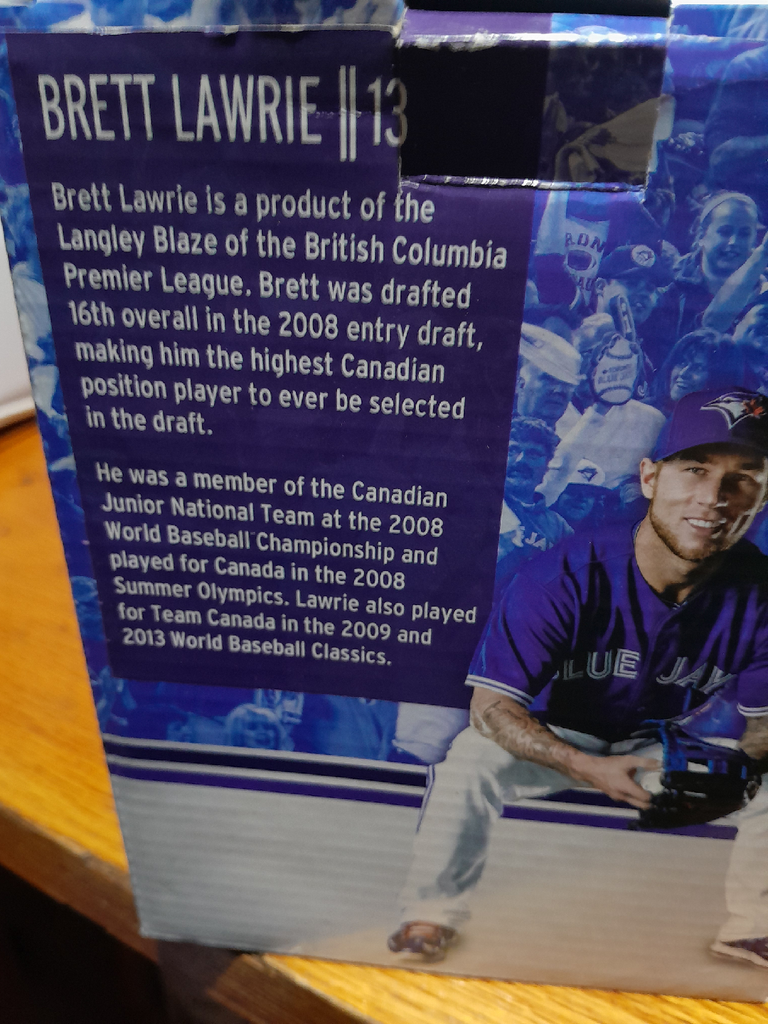 New Brett Lawrie Blue Jays Bobblehead (Honda) - photo 3