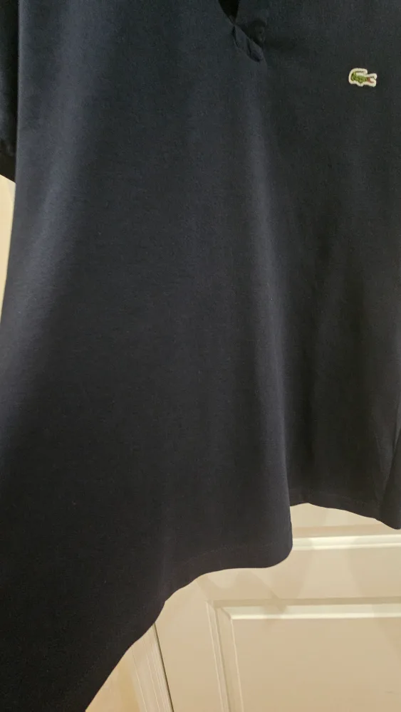 🥕Lacoste Navy Blue Polo Shirt - XL image indicator(6)