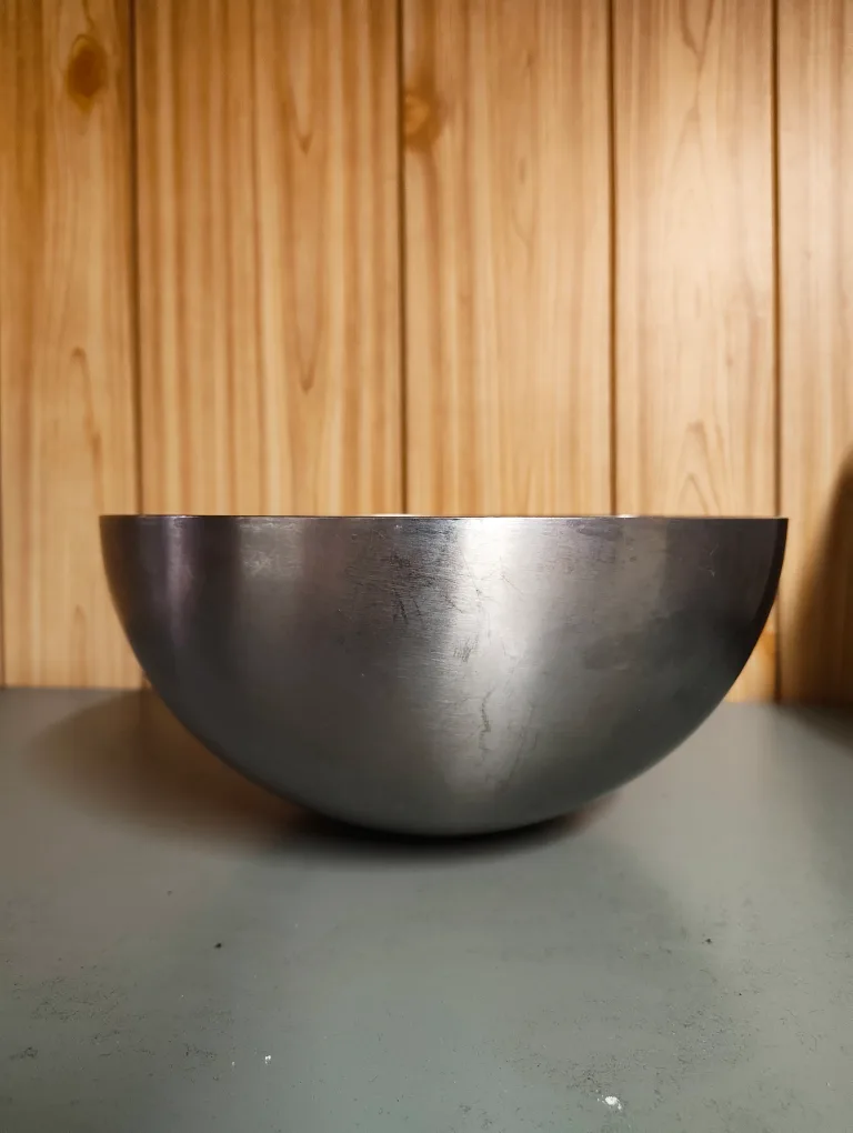 Silver Metal Bowl thumbnail