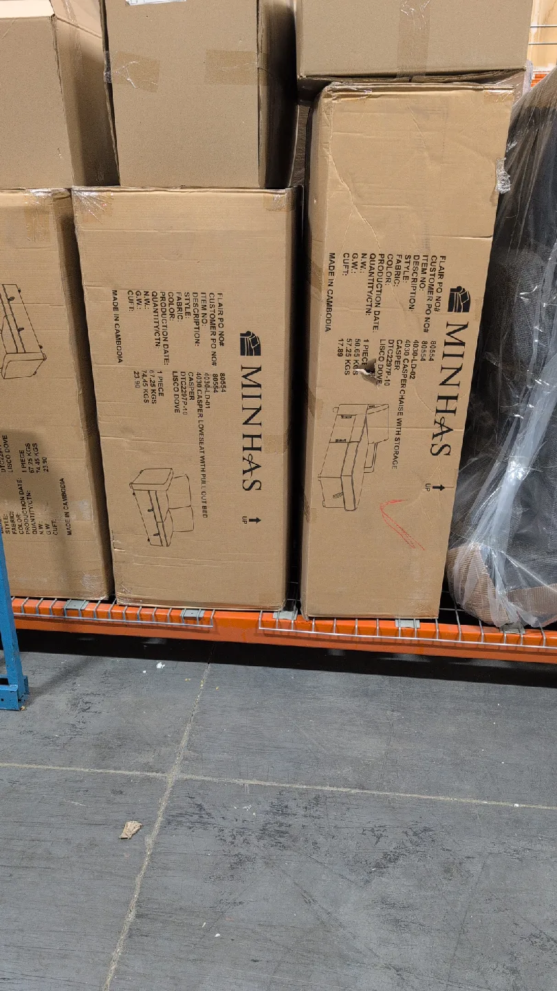 Sofa Bed with Chaise Longue and Integrated Storage image indicator(7)