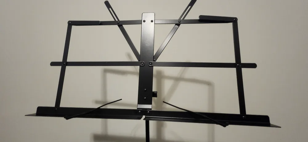 Stagg MUSQ2 Foldable Music Stand w/ Carry Bag image indicator(6)