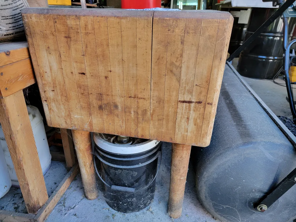 Maple Butcher Block Table - 25"x30" image indicator(4)