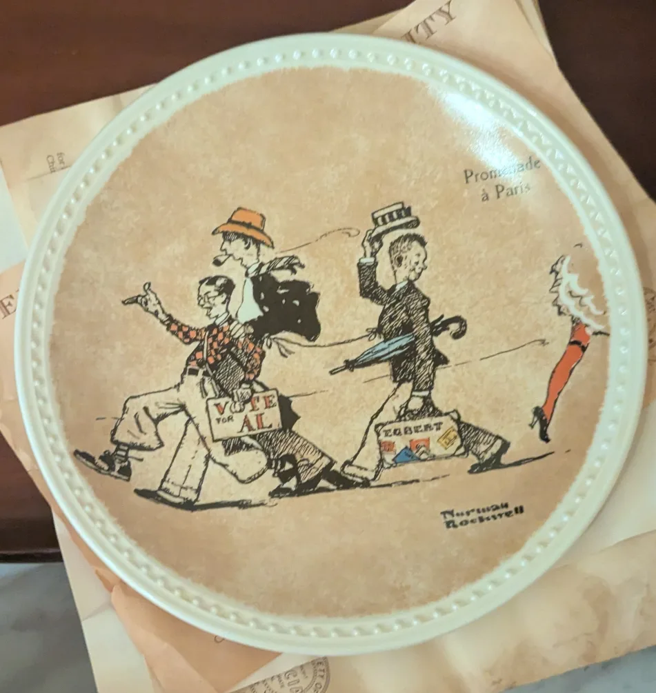 Norman Rockwell Collector Plates five plates for 45$ image indicator(7)