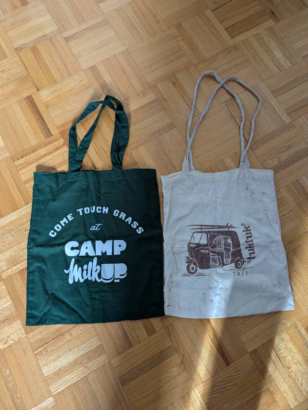 2 tote bags (both for $5)