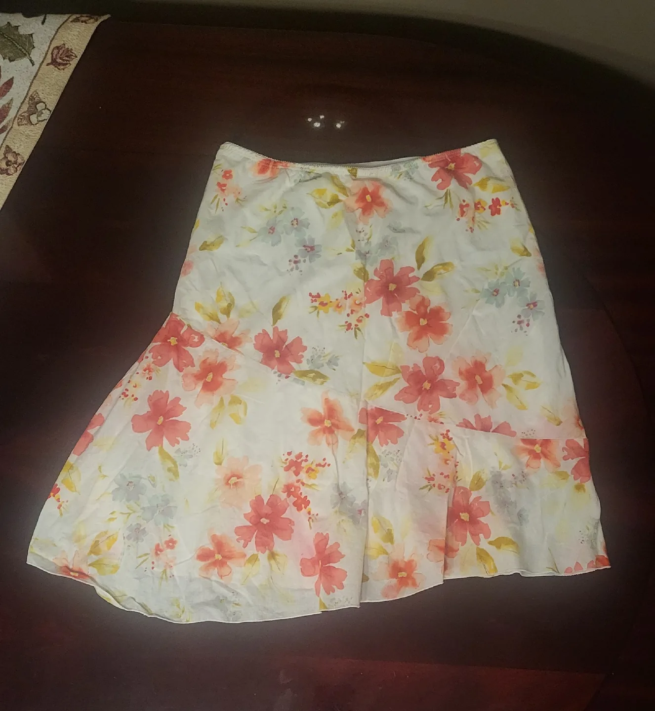 Modrobes Olive Green Pants & Floral Skirt image indicator(6)
