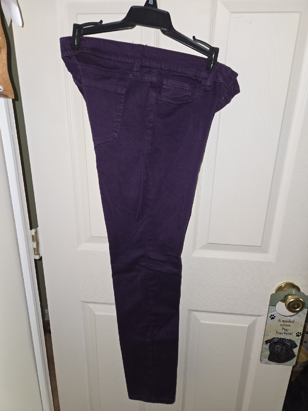 🥕 Sneak Peek Purple Jeans - Size 9 - photo 2