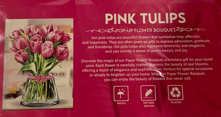 Paper Flower Bouquet 3D Popup Greeting Cards. 4 choices  New image indicator(5)