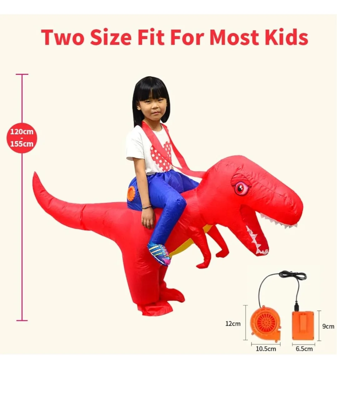Inflatable Dinosaur Costume for Kids image indicator(4)