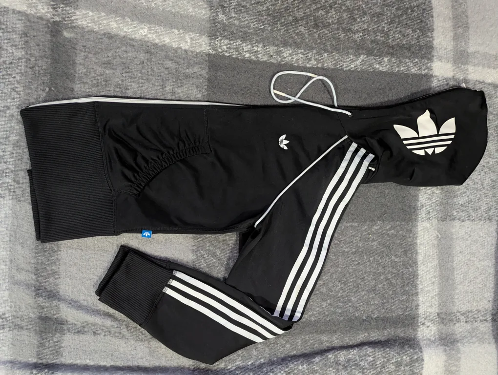 Adidas Originals Black Track Jacket - Size M image indicator(3)