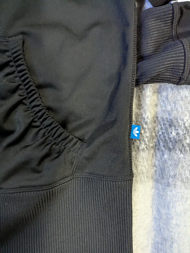 Adidas Originals Black Track Jacket - Size M image indicator(4)