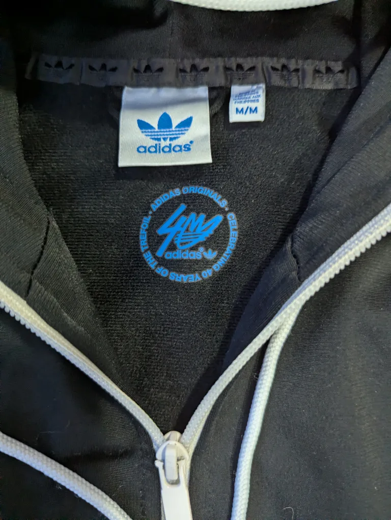 Adidas Originals Black Track Jacket - Size M image indicator(5)