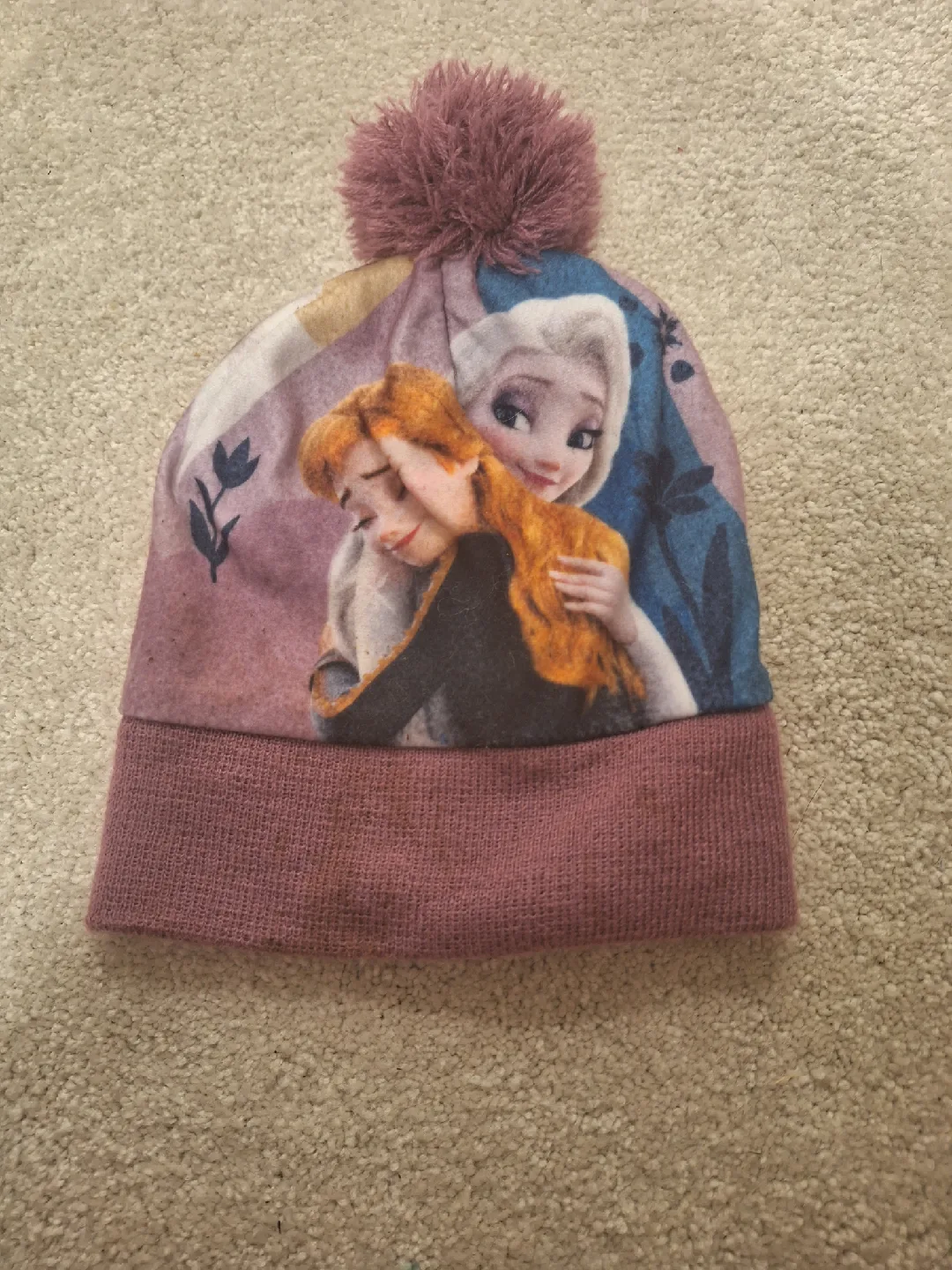 Disney Frozen Anna & Elsa Pom Pom Beanie image indicator(3)