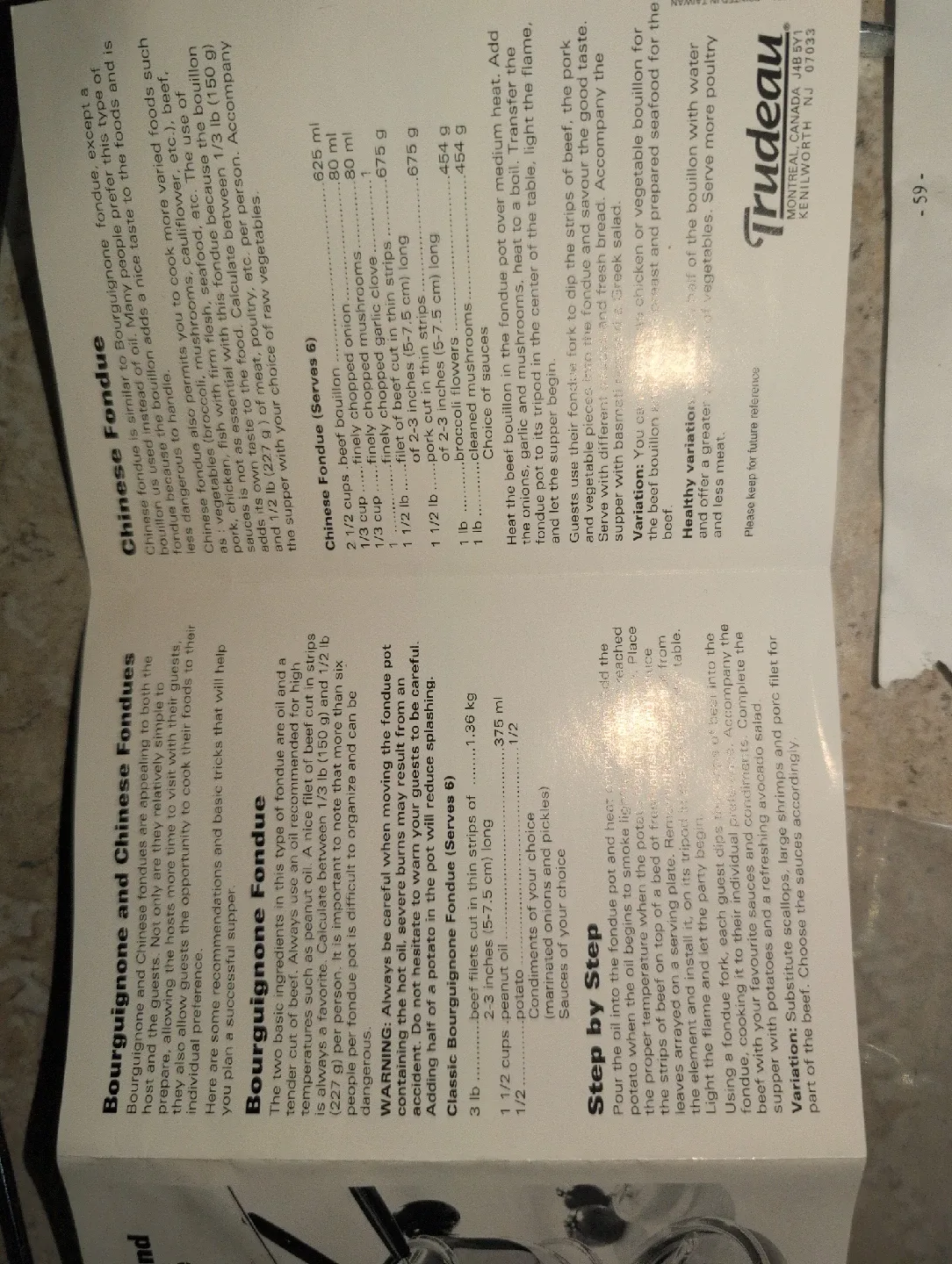 Trudeau 11-Piece Stainless Steel Fondue Set image indicator(5)