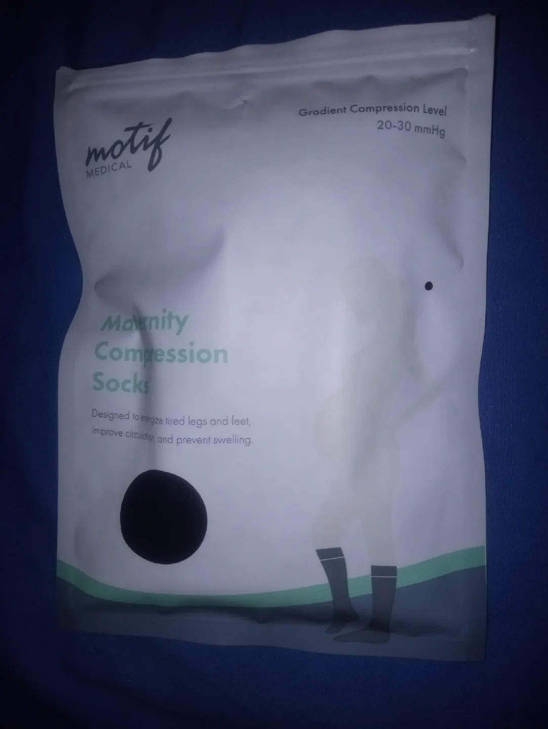 🧡 Brand New Motif Medical Maternity Compression Socks thumbnail