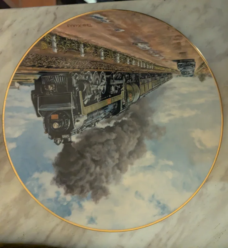 Christian Bell "Age of Steam" Plate thumbnail
