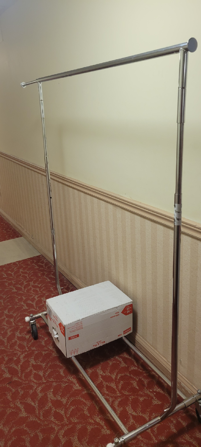 Rolling Garment Rack - Silver - photo 4