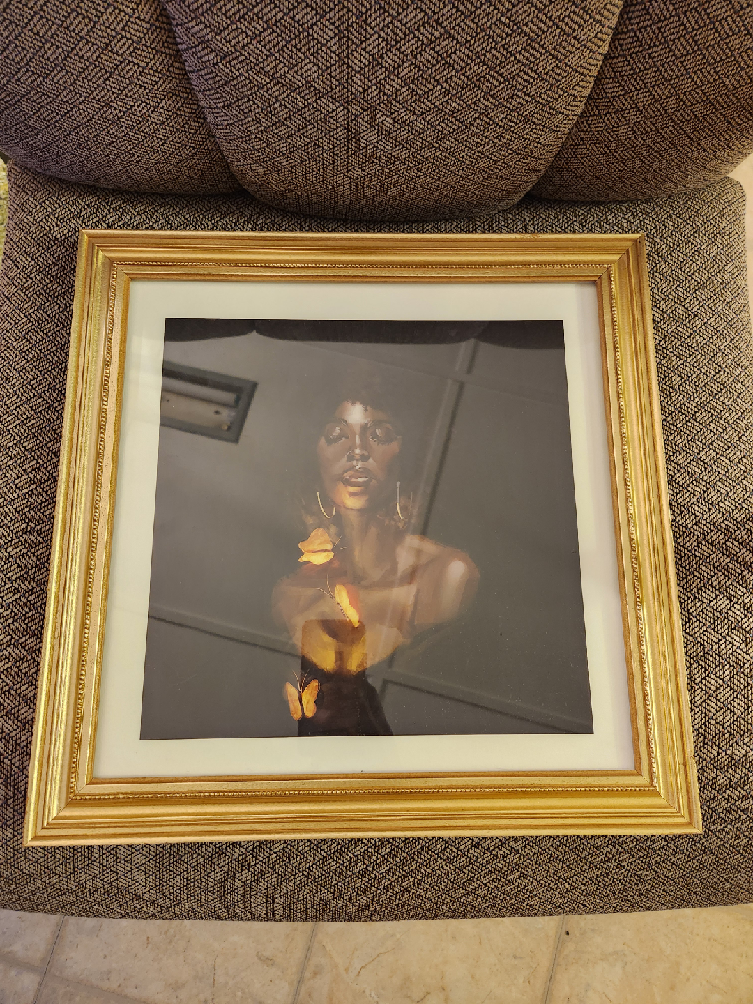 Butterflies & Hoops Print in Frame - photo 5