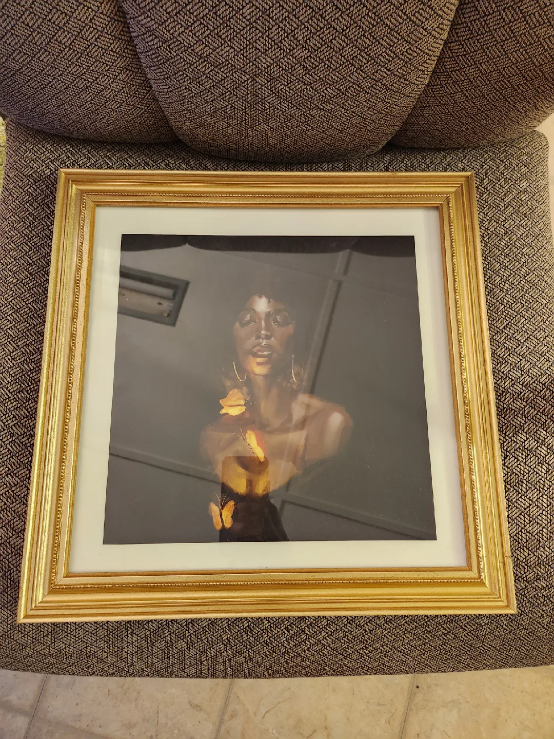 Butterflies & Hoops Print in Frame image indicator(5)