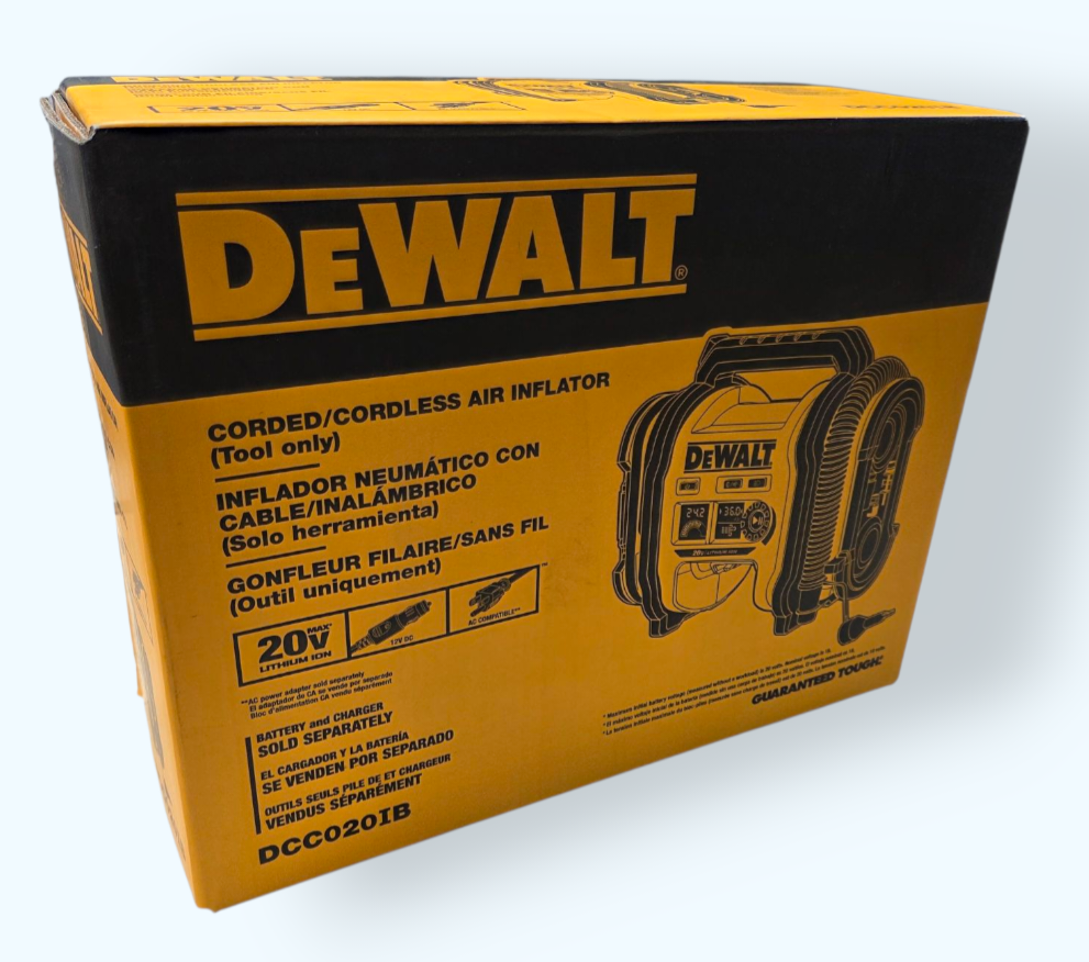 DeWalt DCC020IB Cordless Air Inflator (Tool Only)