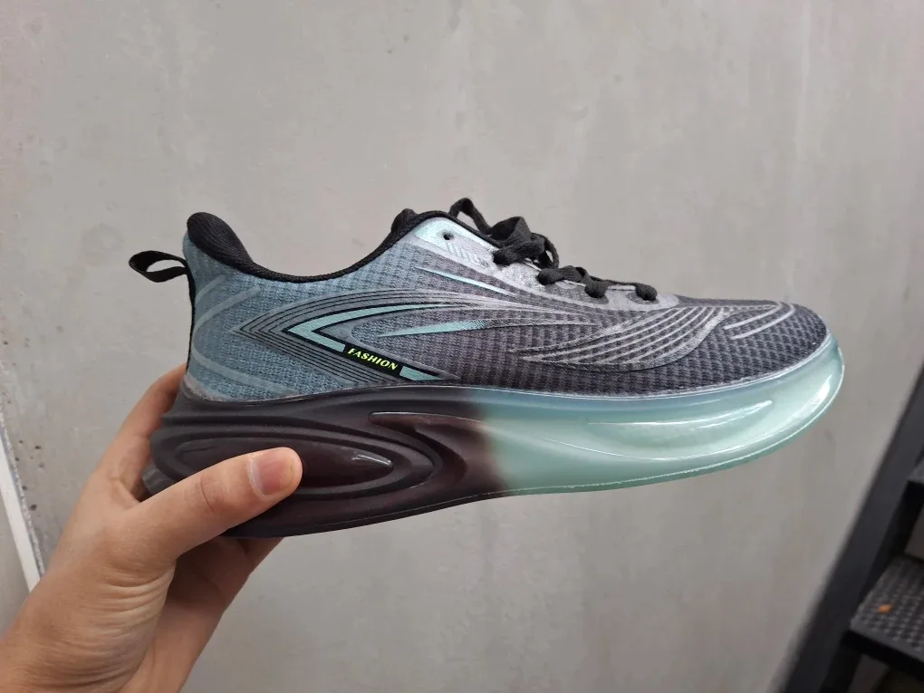 Fashion Sneakers - Grey & Blue image indicator(2)