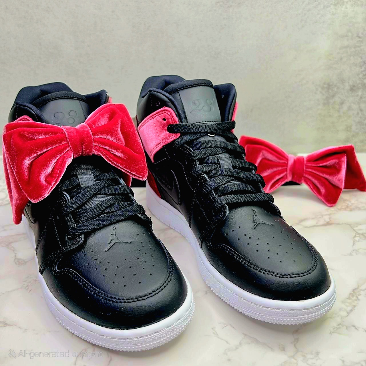 *New* Air Jordan's Mid Bow - photo 3