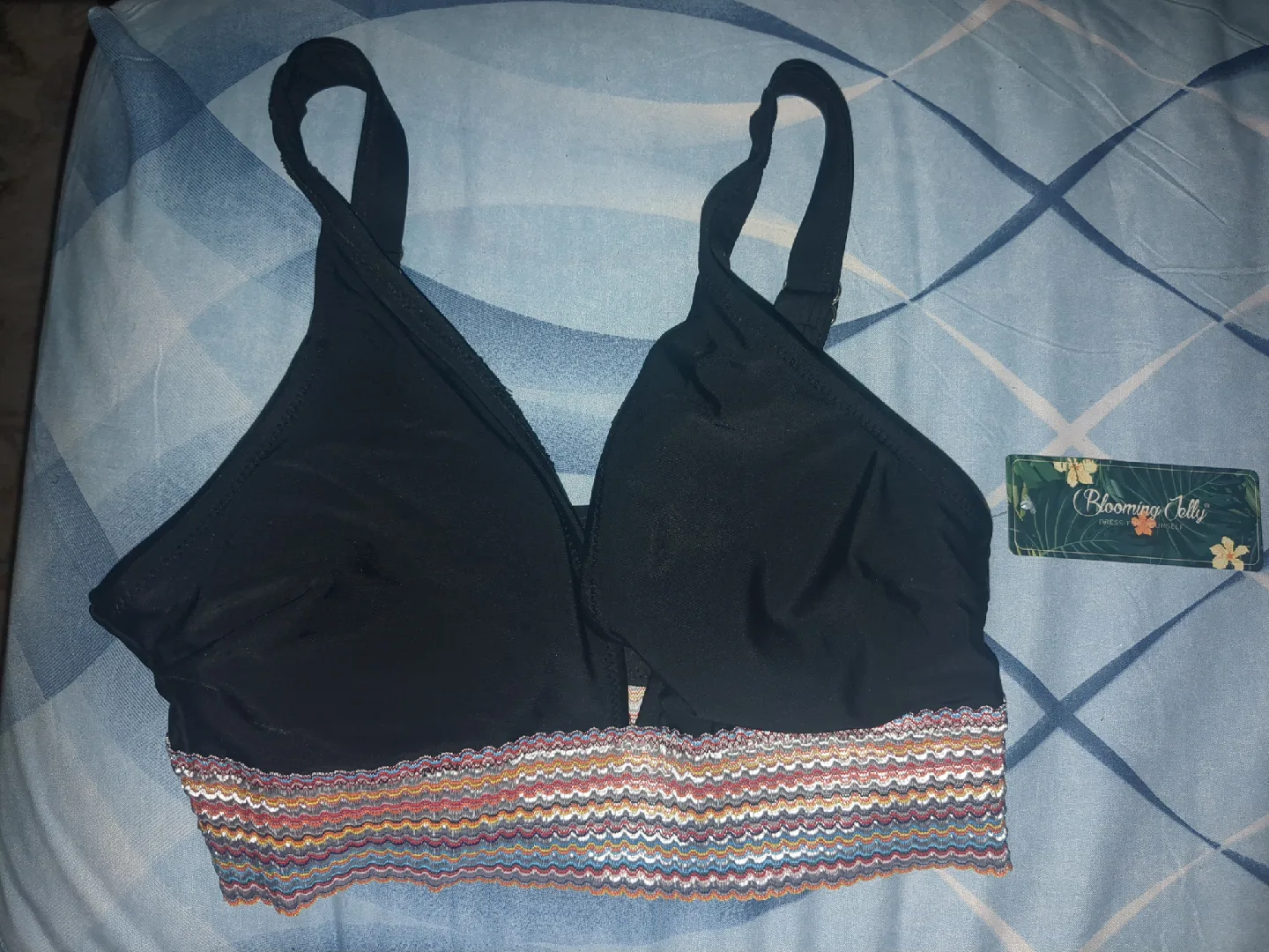 Blooming Jelly Black Swimsuit - Size M image indicator(3)