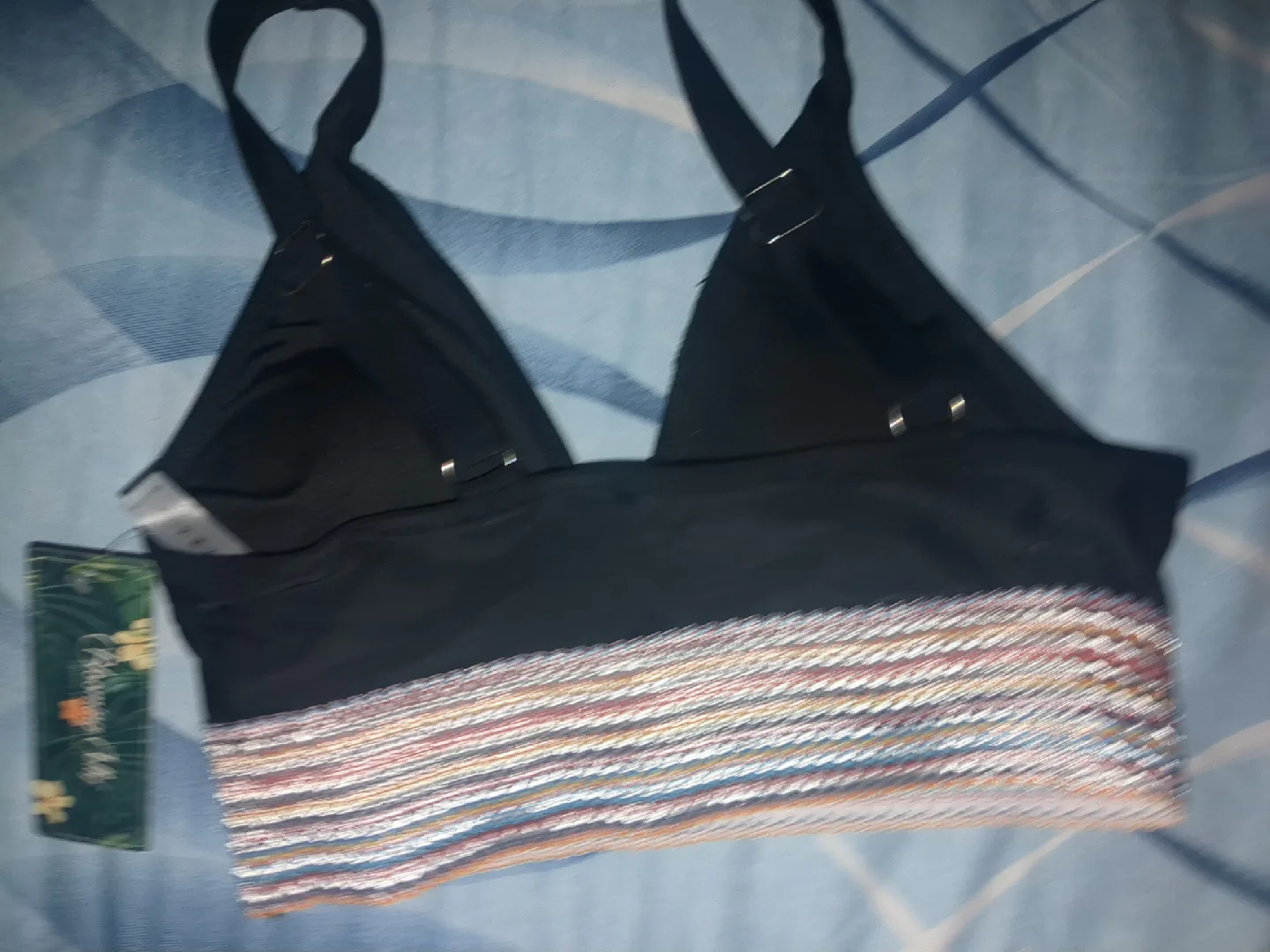 Blooming Jelly Black Swimsuit - Size M image indicator(4)