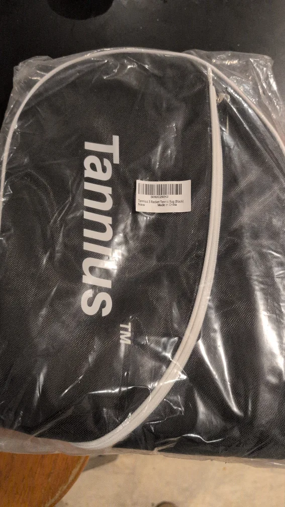 New Tannius 9 Racket Tennis Bag (Black)