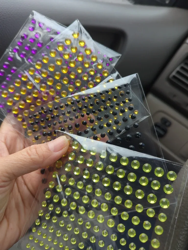 Assorted Colour Rhinestone Stickers